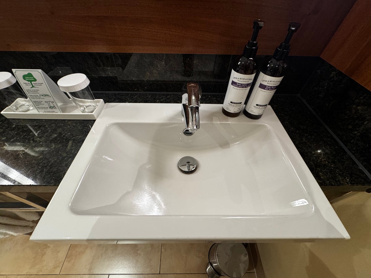 Lindner Hotel Hamburg Am Michel JdV Hyatt 1 King Bed Deluxe sink