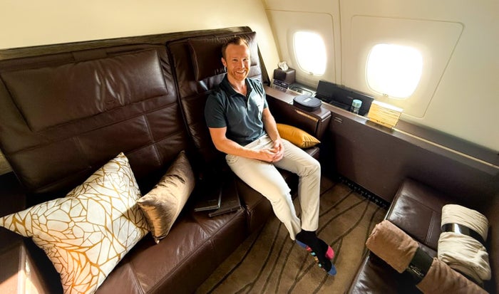 Living Room seats Etihad A380 The Residence Image Credit Alex Miller Living Room seats Etihad A380 The Residence Image Credit Alex Miller
