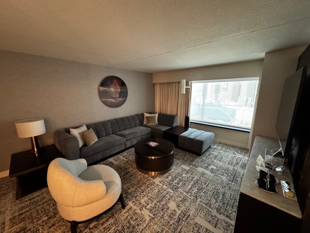 MGM Grand Las Vegas Executive King Suite living room
