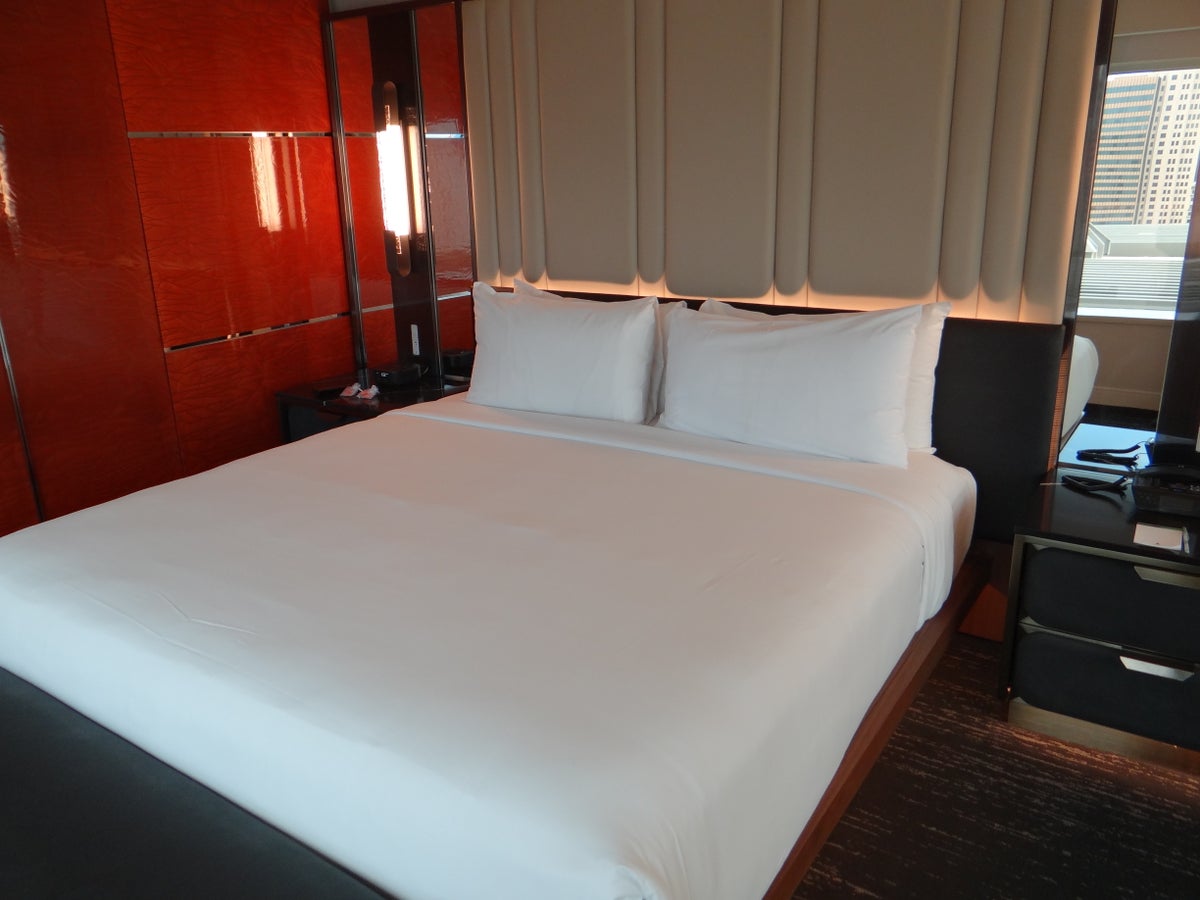 MGM Grand Las Vegas Skyline Terrace Suite bedroom angle