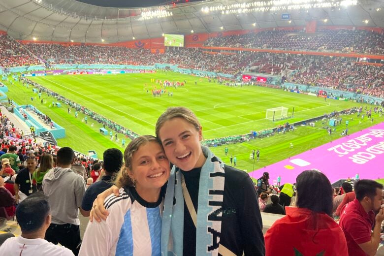 McKay and Friend Doha Qatar 2022 World Cup