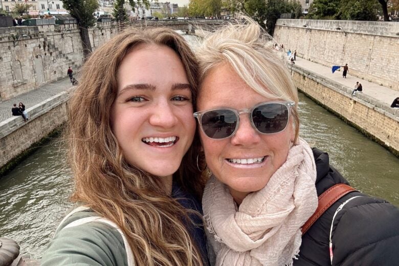 McKay and Mom Paris France