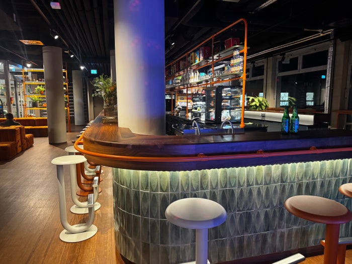 Me and All Hotel Berlin East Side lobby bar stools