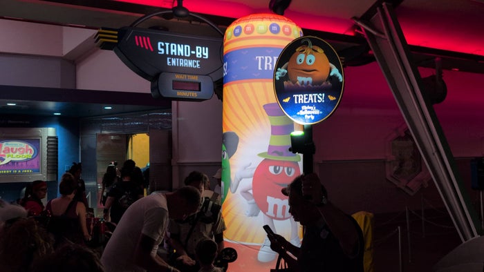 Mickey's Not So Scary Halloween Party Monsters Inc Laugh Floor treat trail