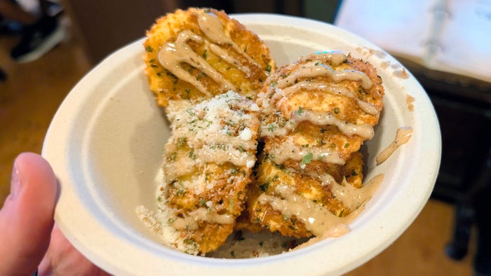 Mickey's Not So Scary Halloween Party fried ravioli