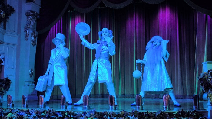 Mickey's Not So Scary Halloween Partyhitchhiking ghosts