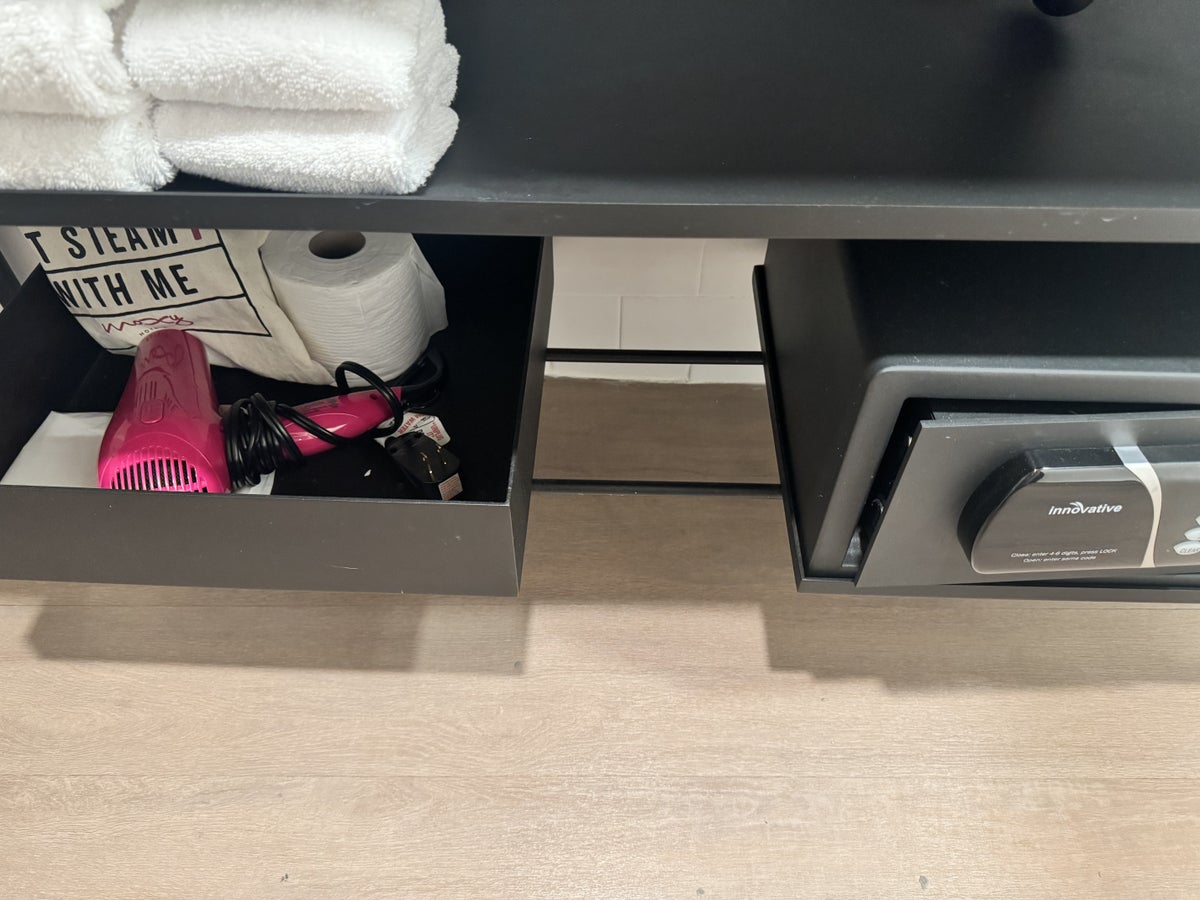 Moxy Miami Wynwood Bathroom Hairdryer Drawer