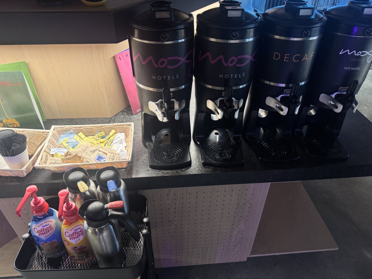 Moxy Miami Wynwood Coffee Station Moxy Carafes
