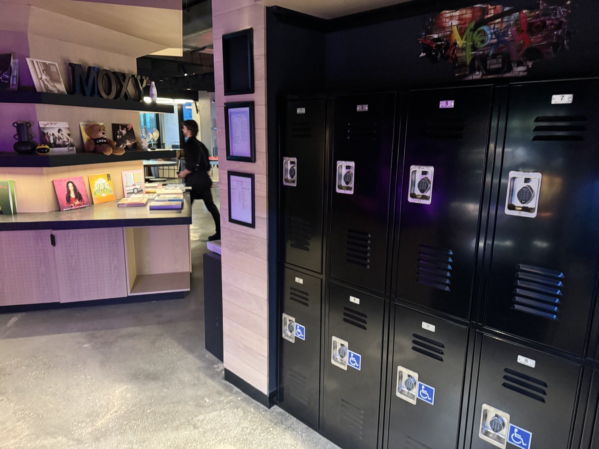 Moxy Miami Wynwood Lobby Lockers