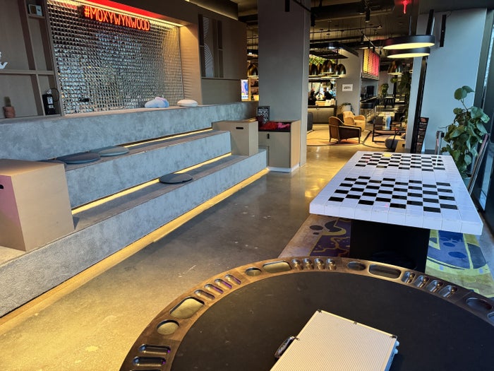 Moxy Miami Wynwood Lobby Table Games