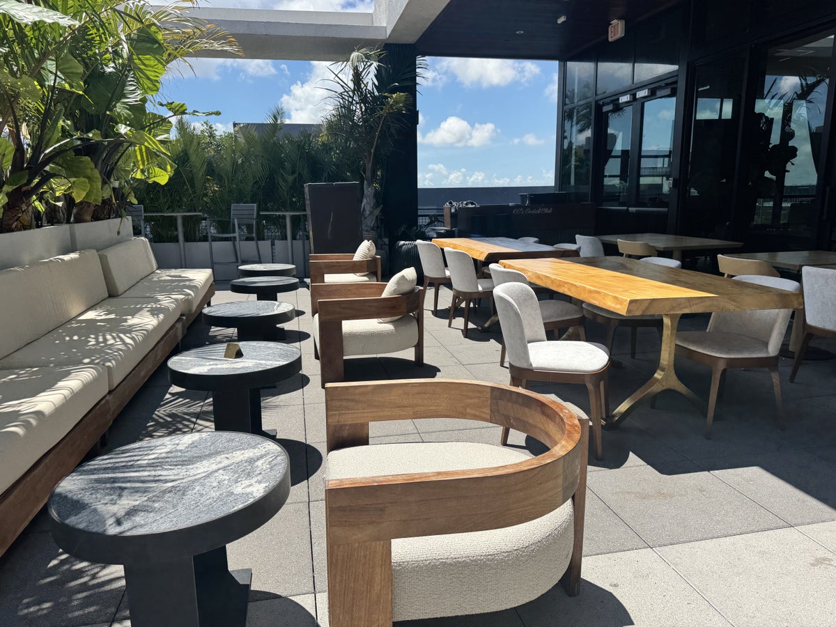 Moxy Miami Wynwood Rooftop Bar Lounge Seating