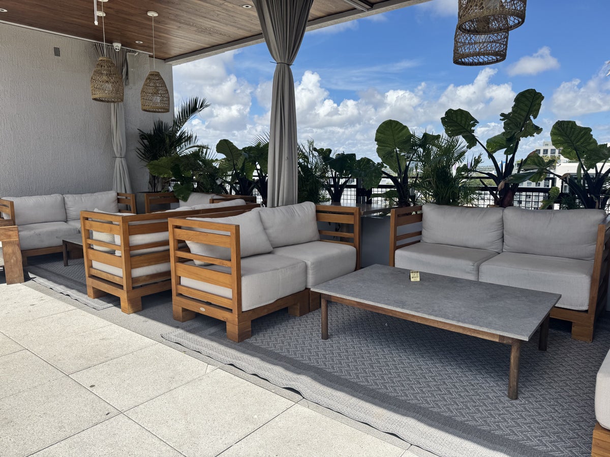 Moxy Miami Wynwood Rooftop Lounge Seating