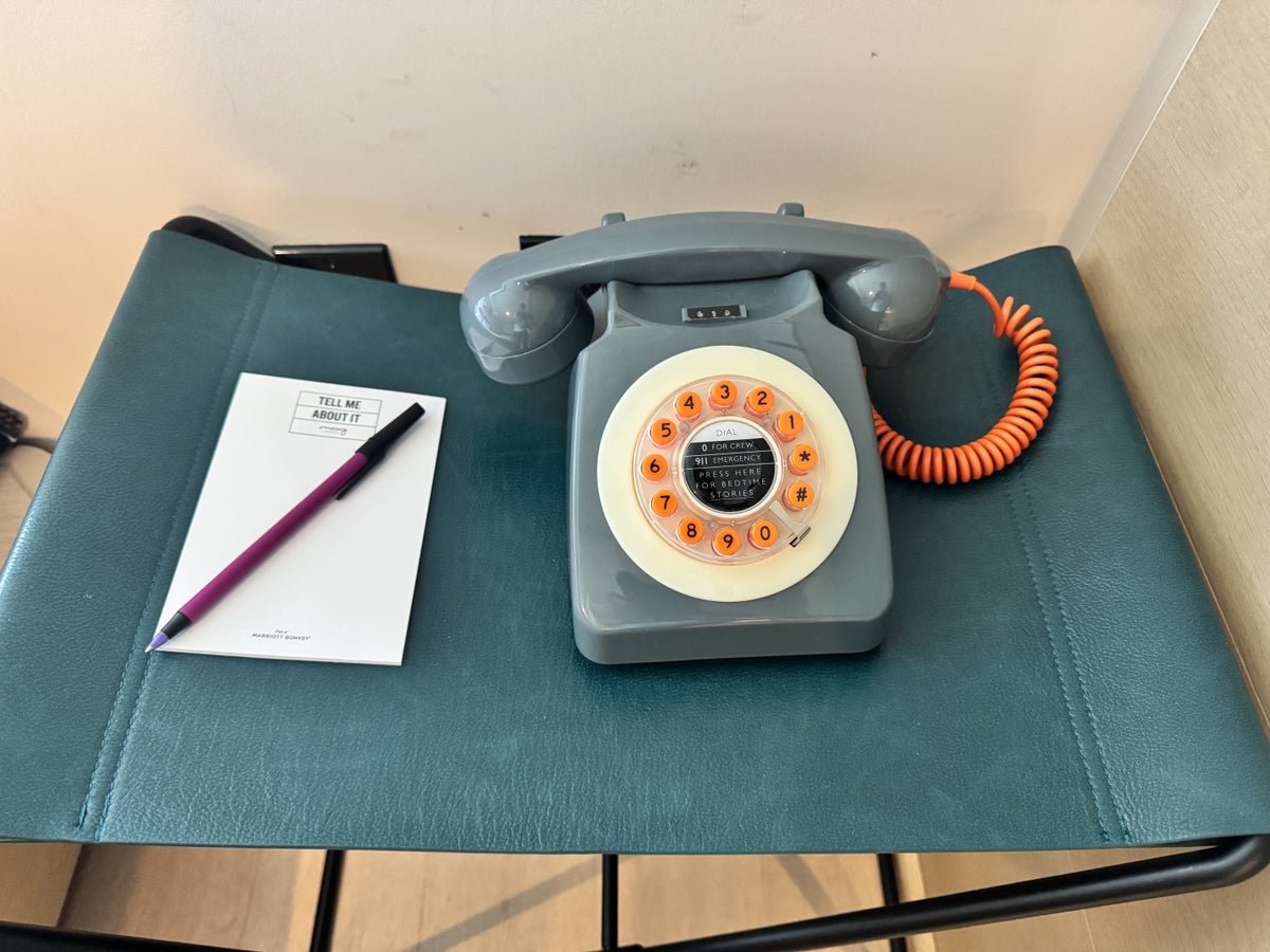 Moxy Miami Wynwood Vintage Phone on Desk