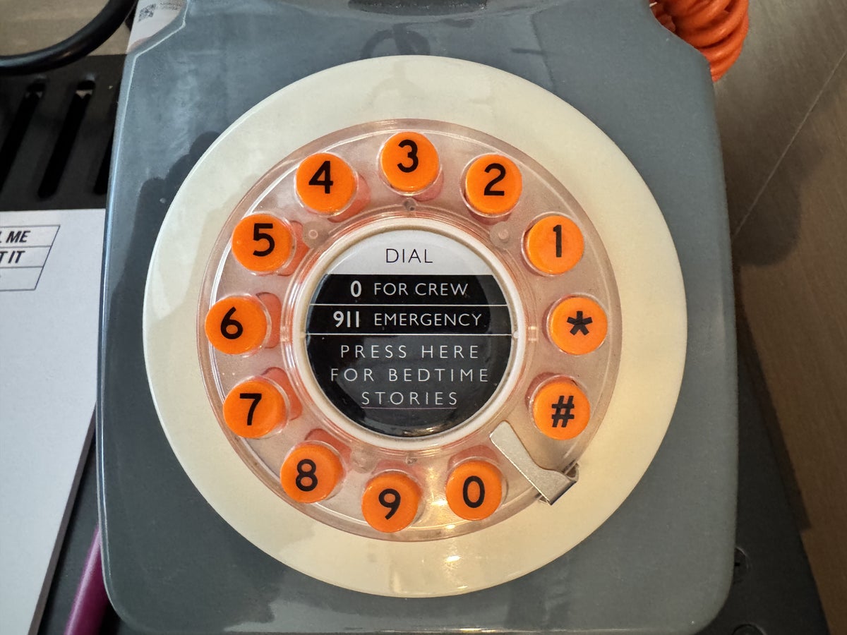 Moxy Miami Wynwood Vintage Rotary Dial Detail