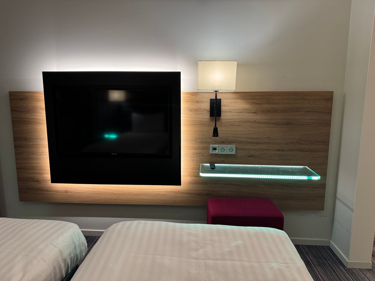 Moxy Paris Charles de Gaulle Airport TV desk