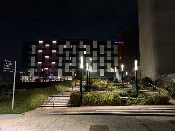 Moxy Paris Charles de Gaulle Airport exterior bottom of ramp