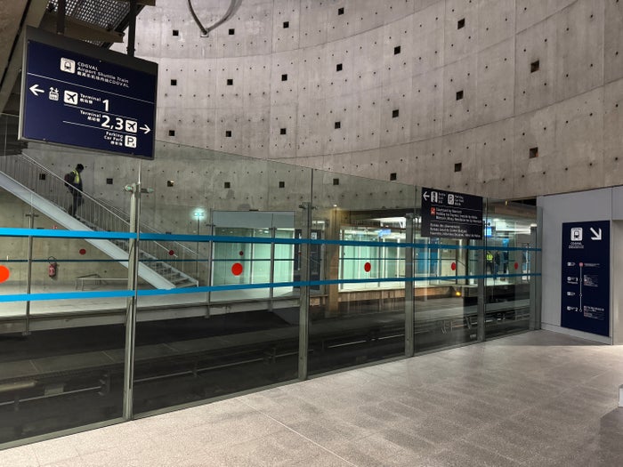 Moxy Paris Charles de Gaulle Airport train stop