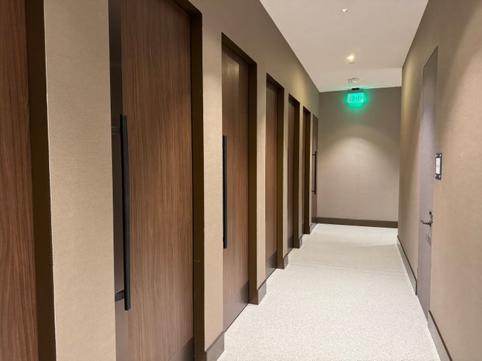 New Delta Sky Club SLC Floor to Ceiling Stalls New Delta Sky Club SLC Floor to Ceiling Stalls