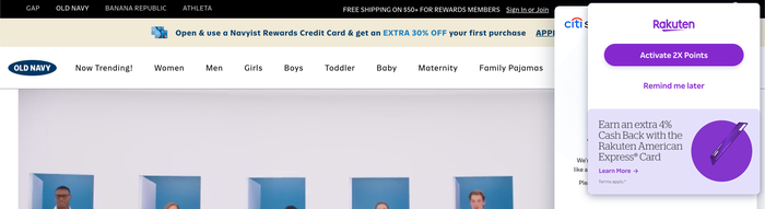 Old Navy Rakuten Offer Old Navy Rakuten Offer