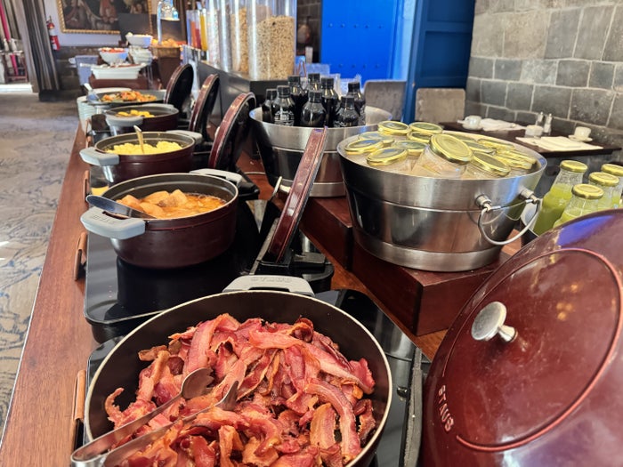 Palacio del Inka Marriott Luxury Collection Breakfast Hot Dishes
