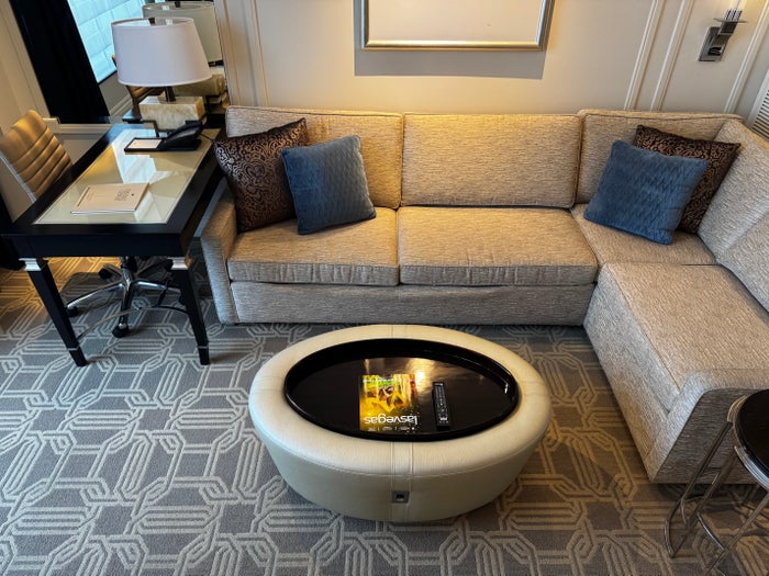 Palazzo Las Vegas Luxury King Suite living room Palazzo Las Vegas Luxury King Suite living room