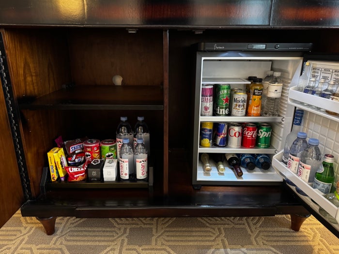 Palazzo Las Vegas Luxury King Suite minibar Palazzo Las Vegas Luxury King Suite minibar