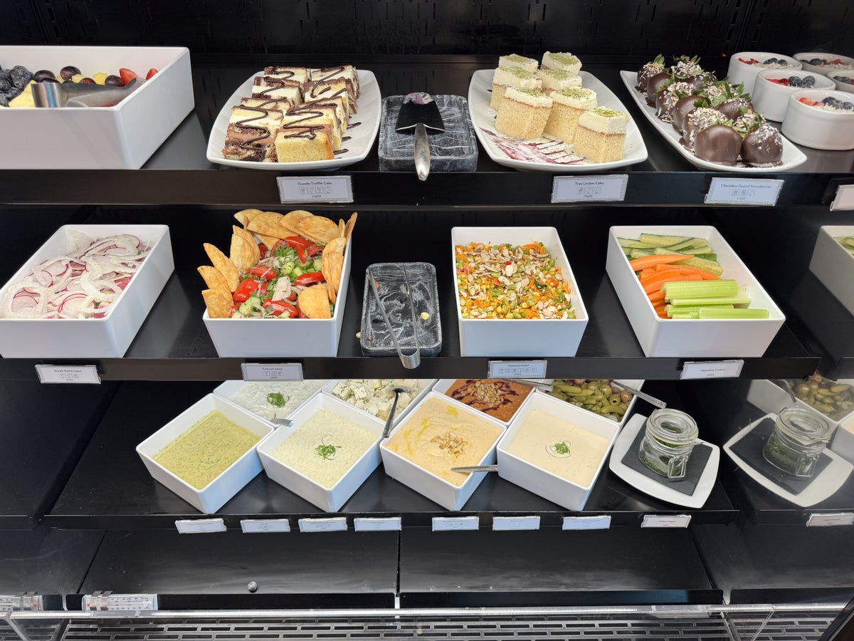 Plaza Premium First DFW Cold Buffet