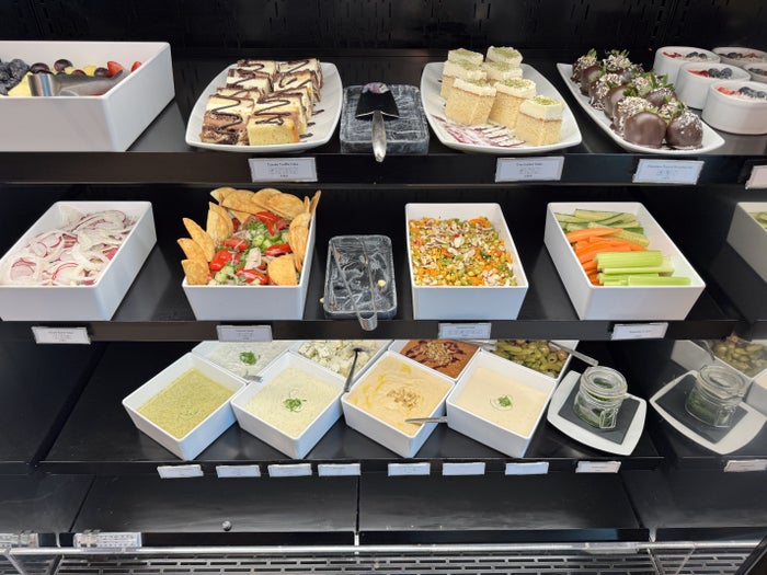 Plaza Premium First DFW Cold Buffet