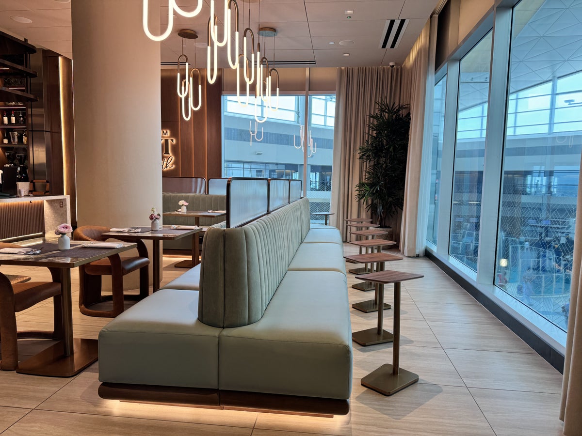 Plaza Premium First DFW Lounge Seating