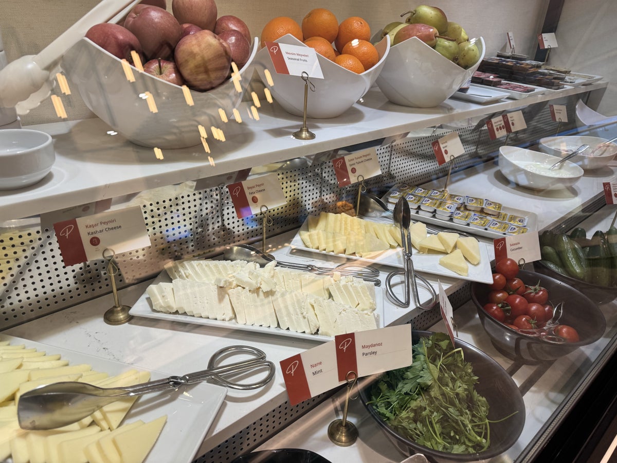 Primeclass Lounge Izmir Buffet Cold Display