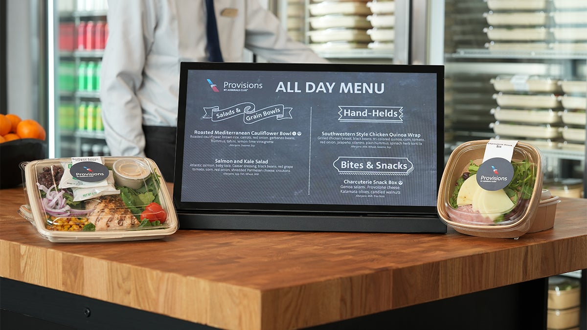 Provisions by Admirals Club breakfast menu