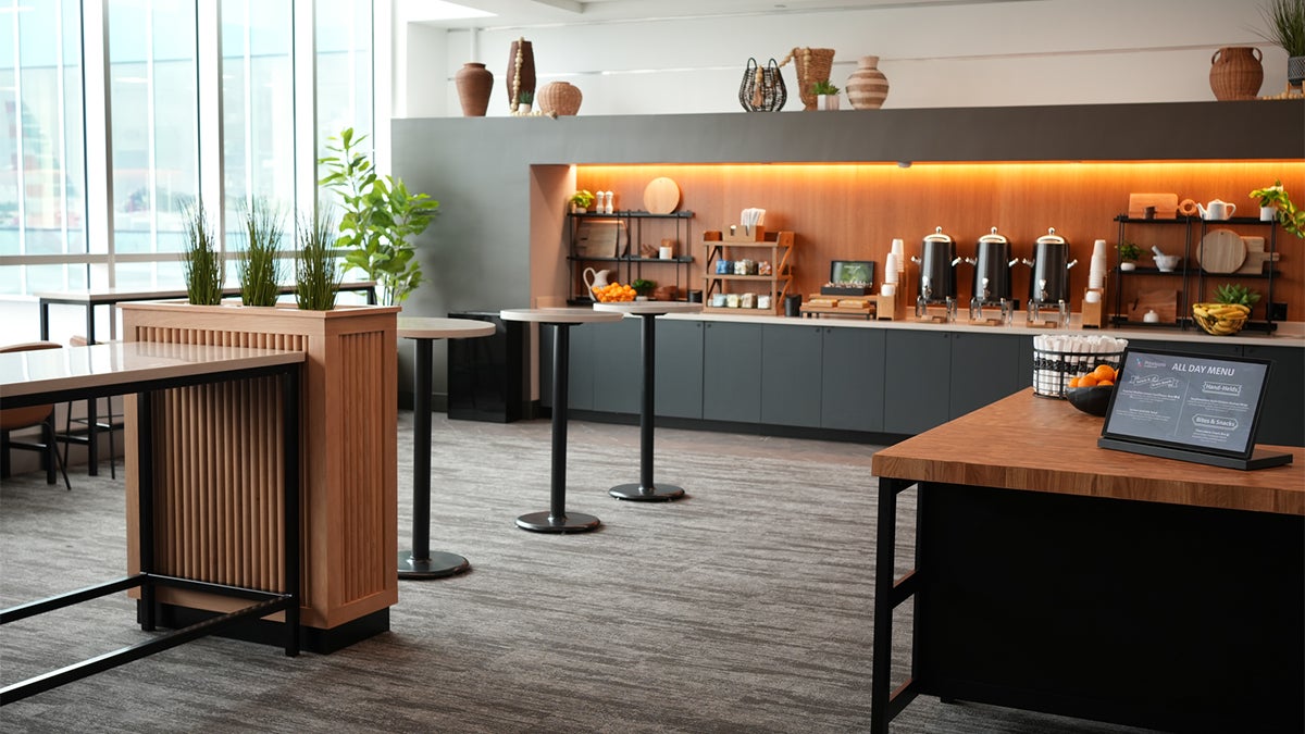 Provisions by Admirals Club coffee area