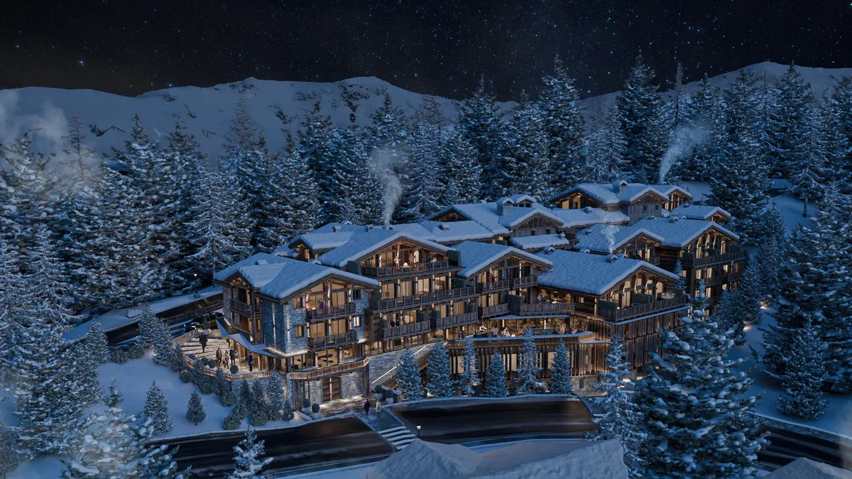 Raffles Courchevel rendering