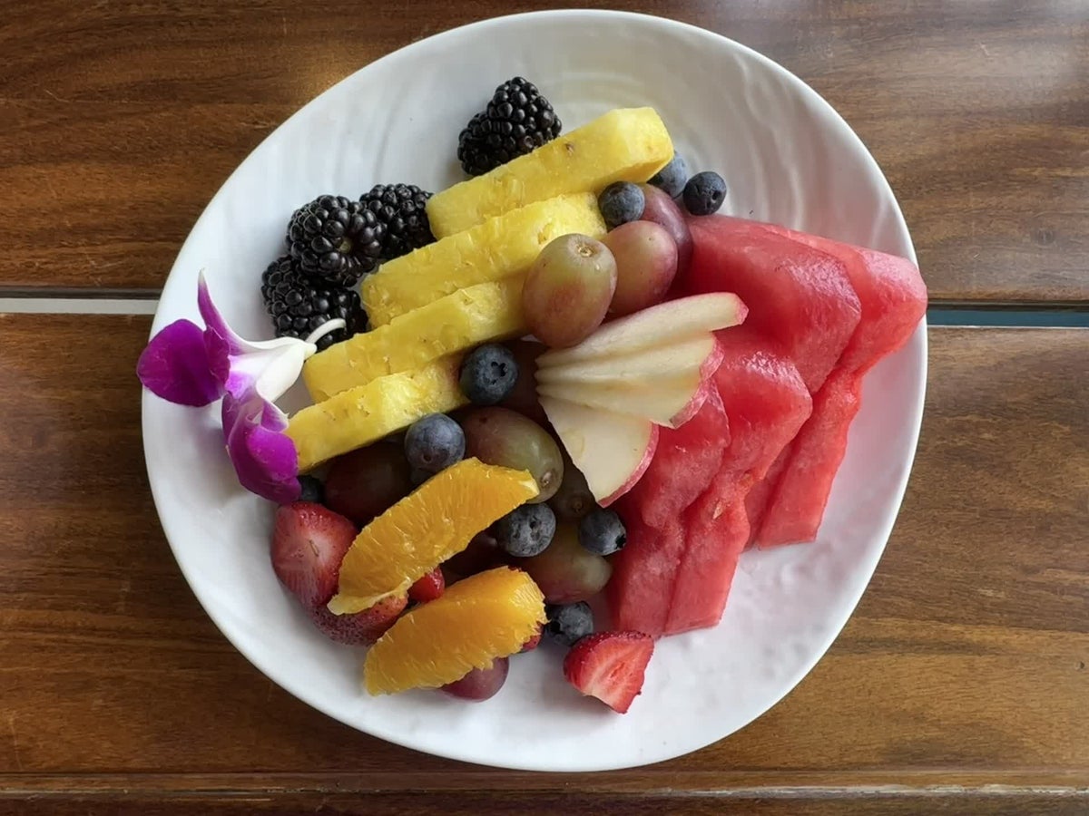 Resorts World Las Vegas Agave Bar & Grill fruit platter