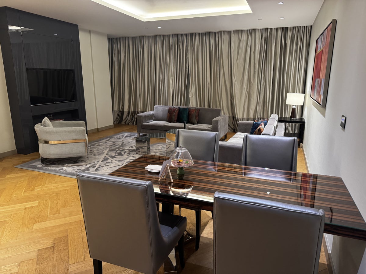 Ritz Carlton Baku Apartment Living Dining Room