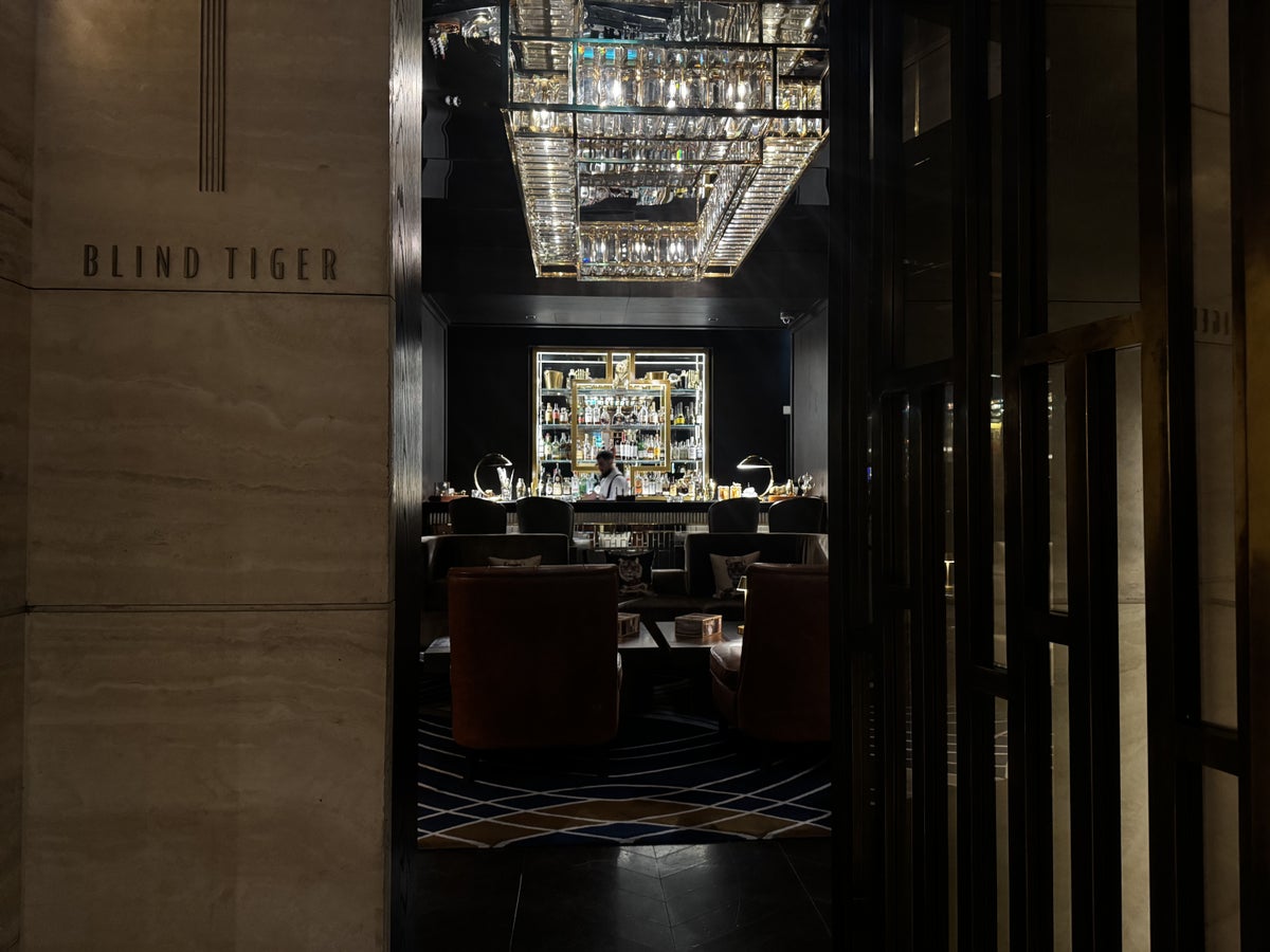 Ritz Carlton Baku Blind Tiger Entrance