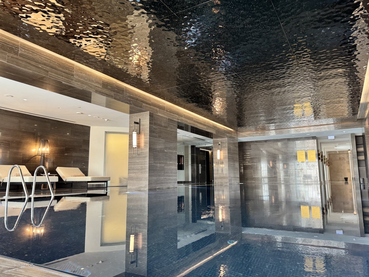 Ritz Carlton Baku Indoor Pool Wide View