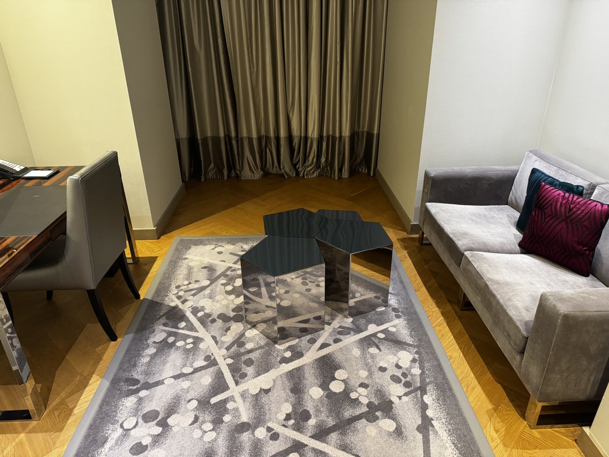 Ritz Carlton Baku Main Bedroom Sitting Area