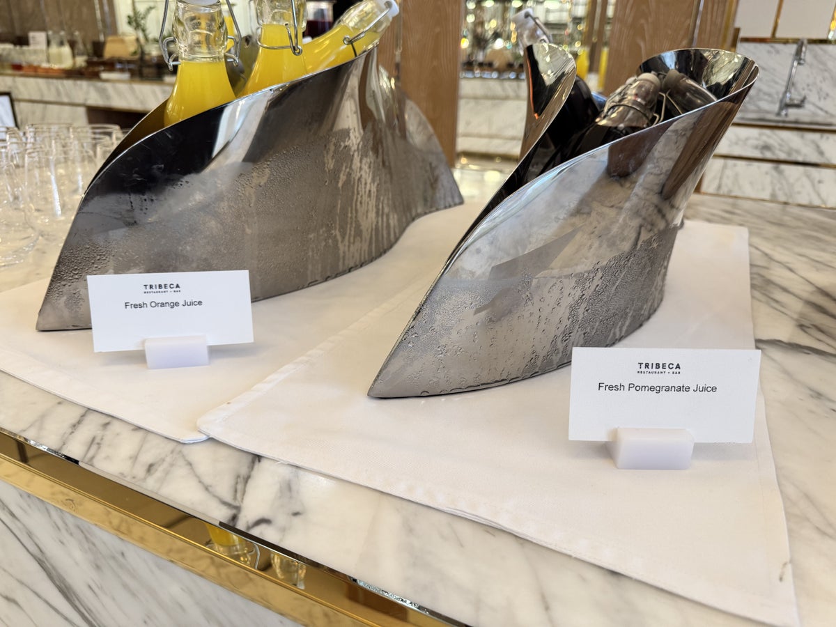 Ritz Carlton Baku Tribeca Buffet Juices