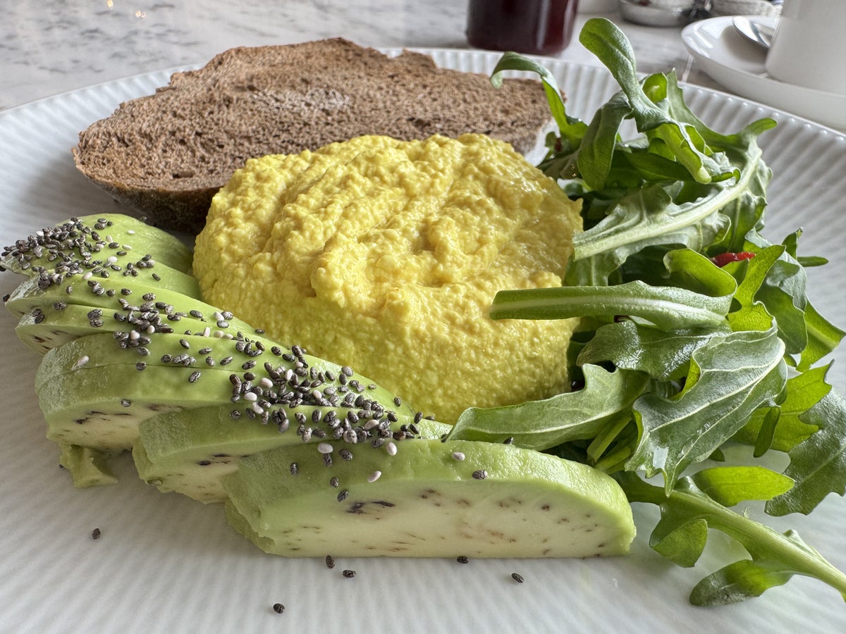 Ritz Carlton Baku Tribeca Vegan Breakfast