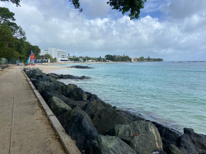 Royalton Vessence Barbados Holetown boardwalk walk