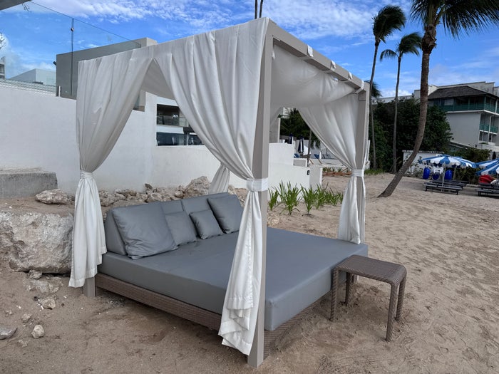 Royalton Vessence Barbados beach bed