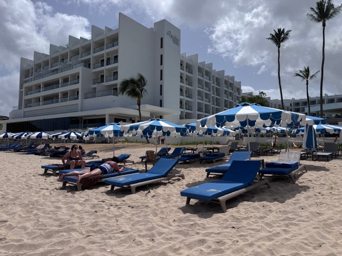 Royalton Vessence Barbados view from beach