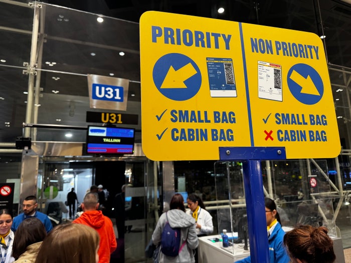 Ryanair Priority boarding Terminal 2 Barcelona BCN