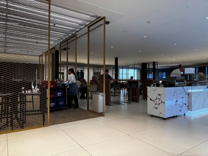 Sala VIP Canudas BCN Terminal 2 view from entry Sala VIP Canudas BCN Terminal 2 view from entry