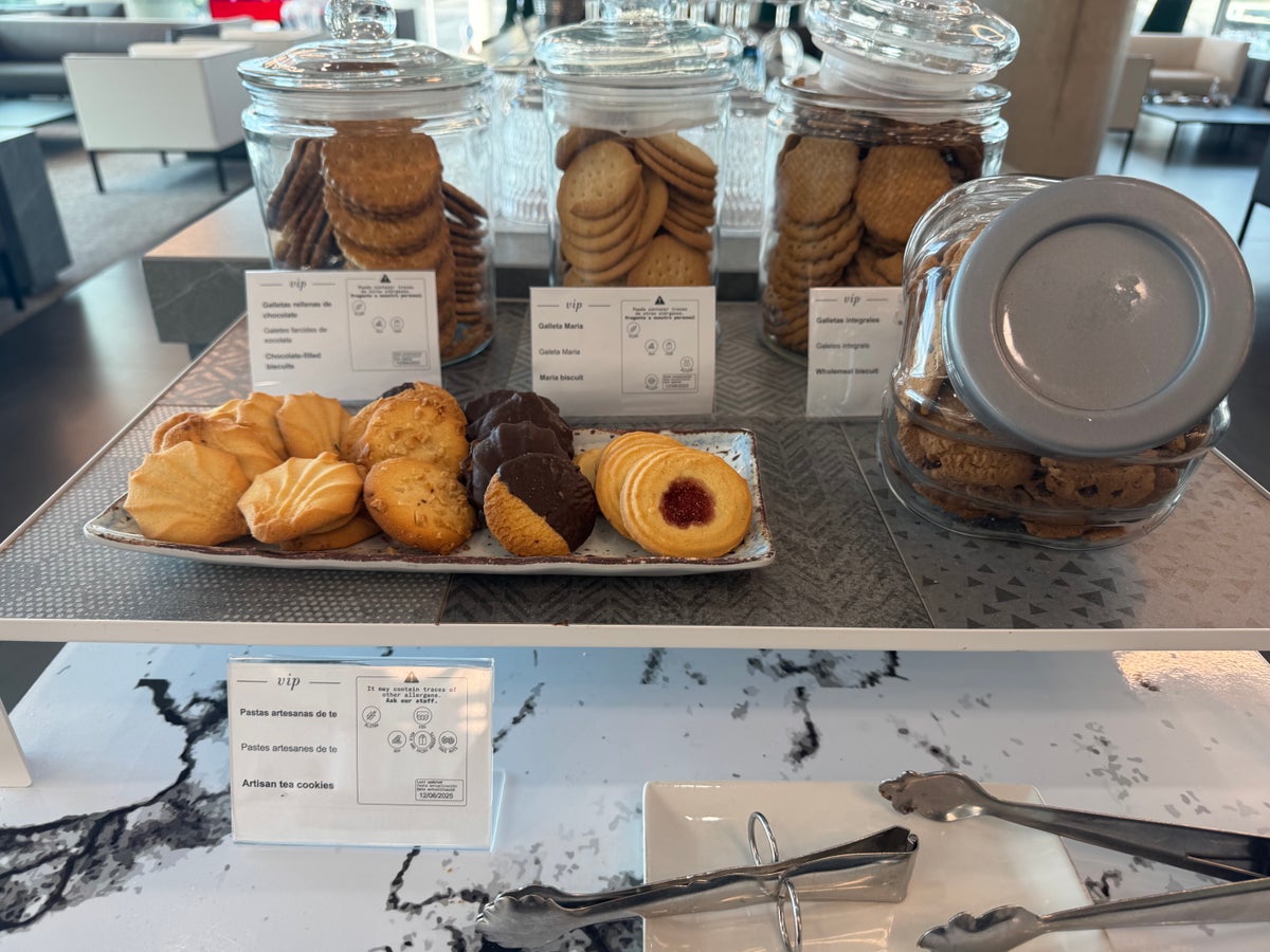 Sala VIP Colomer Lounge BCN cookies