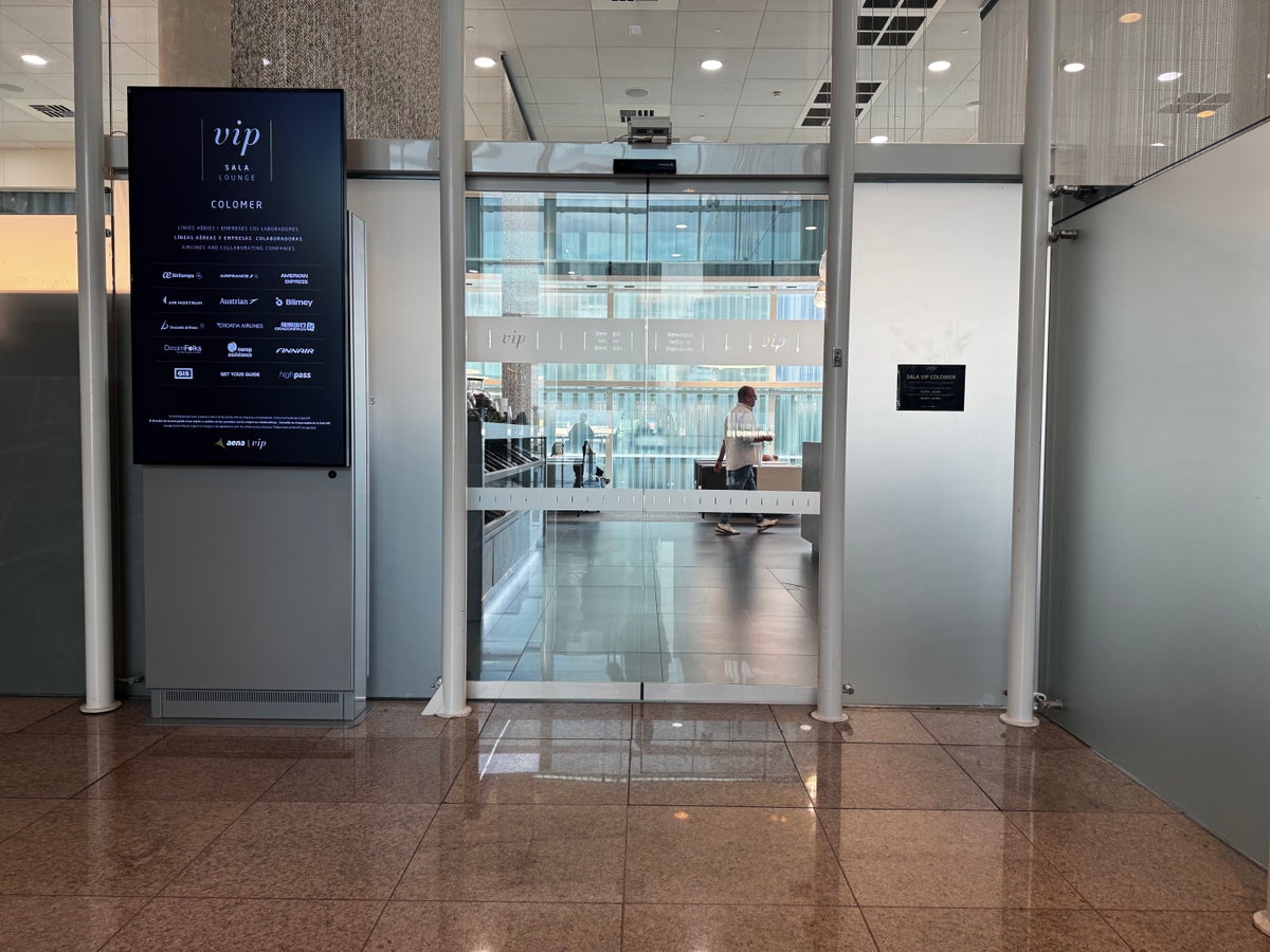 Sala VIP Colomer Lounge BCN door