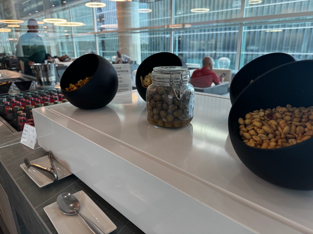 Sala VIP Colomer Lounge BCN snacks