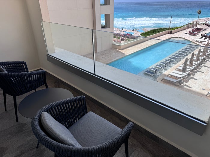 Secrets Mirabel Cancun Balcony Seating Pool View