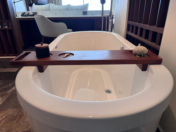 Secrets Mirabel Cancun Bathtub Tray Ocean View